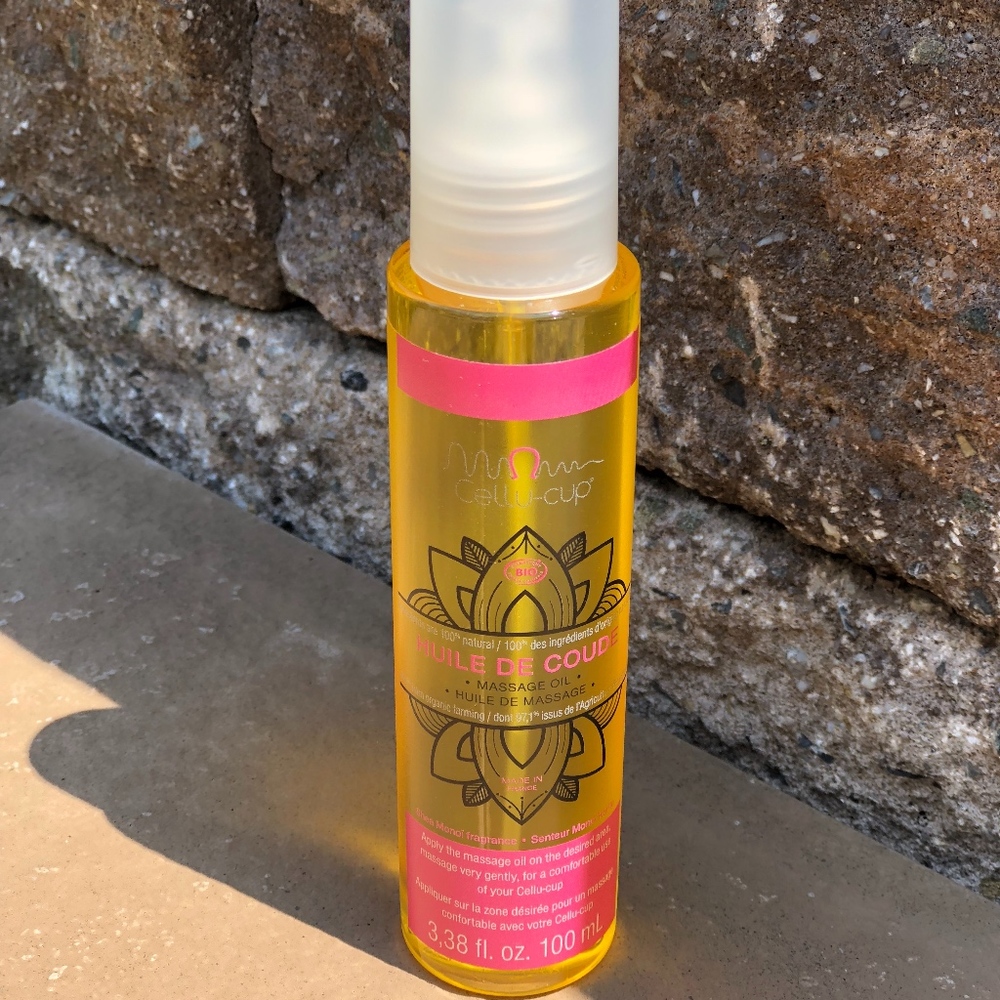 NEW Huile de Coude Cellu-Cup Massage Oil 3.3OZ